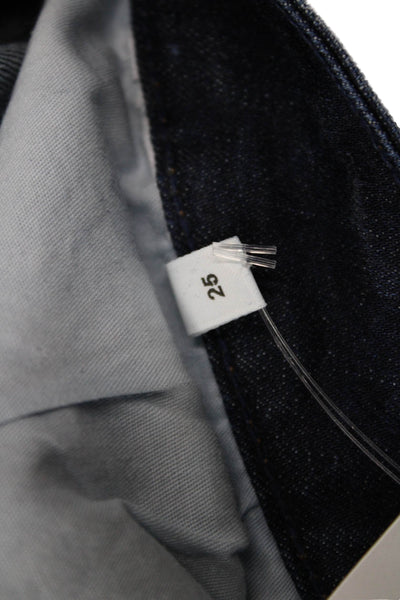 Closed Women Dark Blue Skinny Ankle Jeans Mid Rise Cotton Blend Petite Size 25