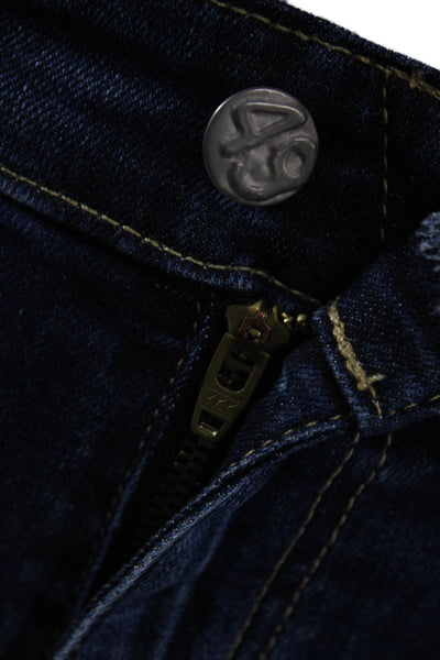 AG Adriano Goldschmied Womens Ankle Skinny Jeans Dark Blue Size 26