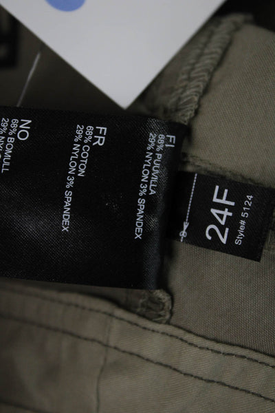 Kuhl Mens Cargo Khakis Brown Cotton Nylon Spandex Blend Button Size 40