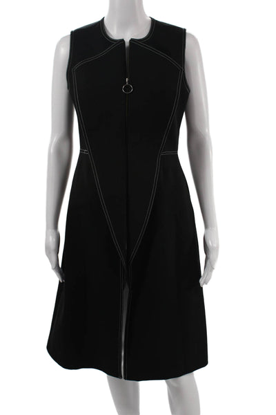 BCBGMAXAZRIA Womens A-Line Sheath Black Sleeveless Knee Length Dress Size XS