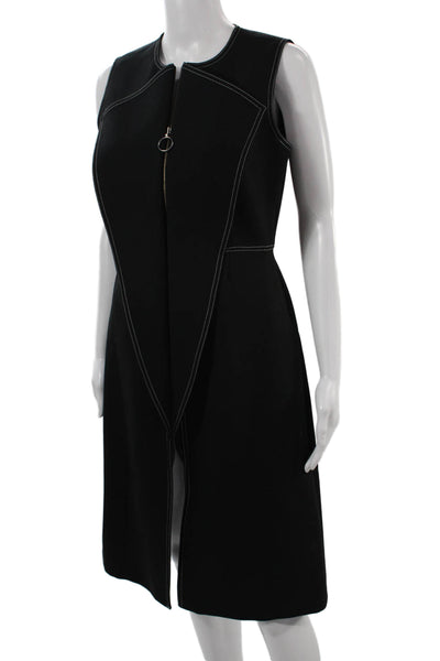 BCBGMAXAZRIA Womens A-Line Sheath Black Sleeveless Knee Length Dress Size XS