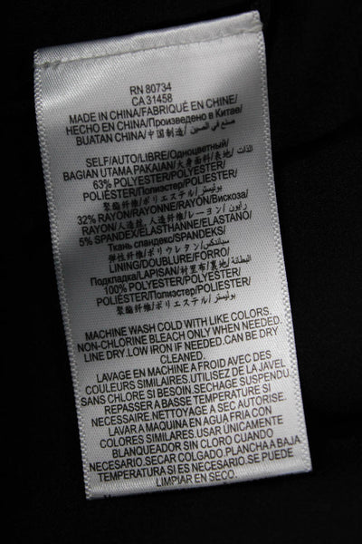 BCBGMAXAZRIA Womens A-Line Sheath Black Sleeveless Knee Length Dress Size XS