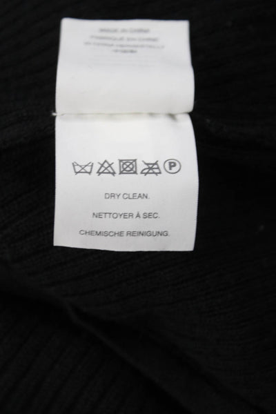 J Crew Women Camisole Black 100% Merino Wool Spaghetti Strap Size 2XS