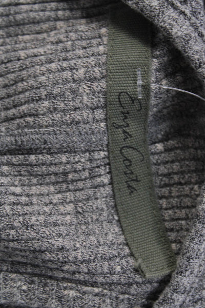 Enza Costa Womens Gray Tank Sweater Knee Length Dress Size XS