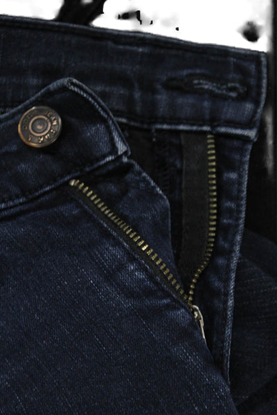 Rag & Bone Jean Womens Dark Blue Ankle Skinny Jeans Low Rise Size 25