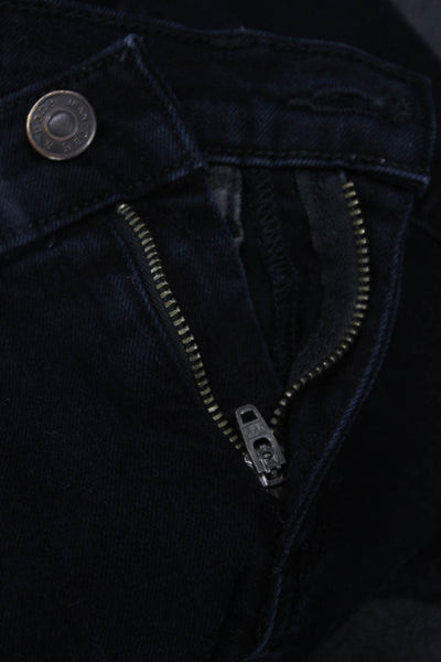 Rag & Bone Jean Women Ankle Skinny Black Jeans Size 24
