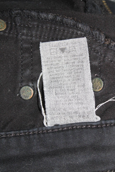 Rag & Bone Jean Womens Ankle Skinny Black Jeans Low Rise Size 24