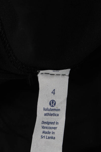 Lululemon Womens Black Crop Capri Leggings Size 4