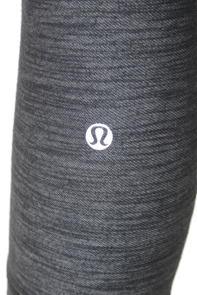 Lululemon Womens Capri Leggings Dark Gray Nylon Blend Size 4