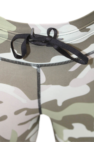 The Upside Womens Jegging Jogger Green Camo Polyamide Drawstring Size 2
