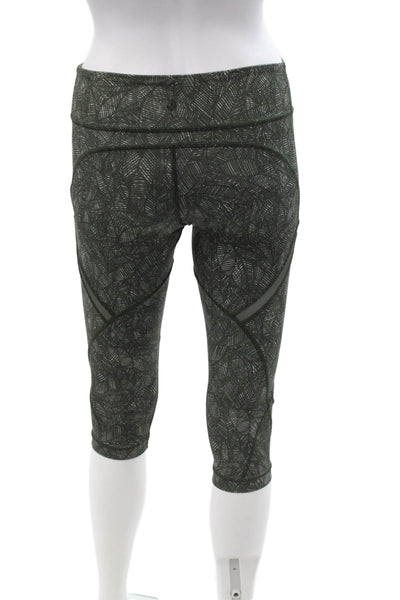 Lululemon Womens Dark Gray Herringbone Capri Leggings Size 4