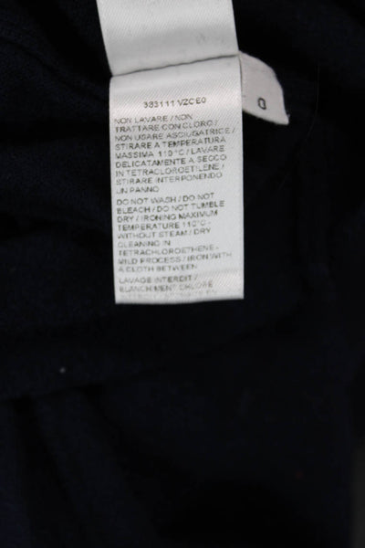 J Crew Unisex Dark Gray Herringbone Motorcycle Jacket Zip Collared Size S