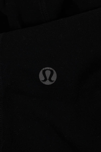Lululemon Women Capri Leggings Black Nylon Sz 6