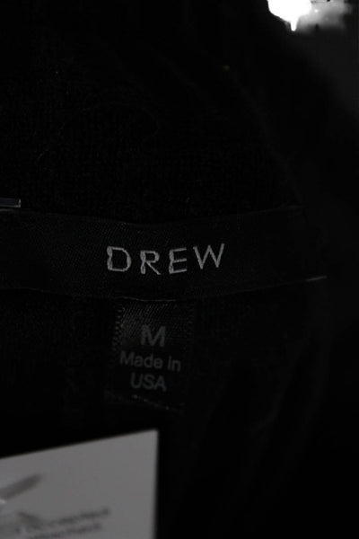 Drew Women Cropped Dress Pants Black Polyester Size L