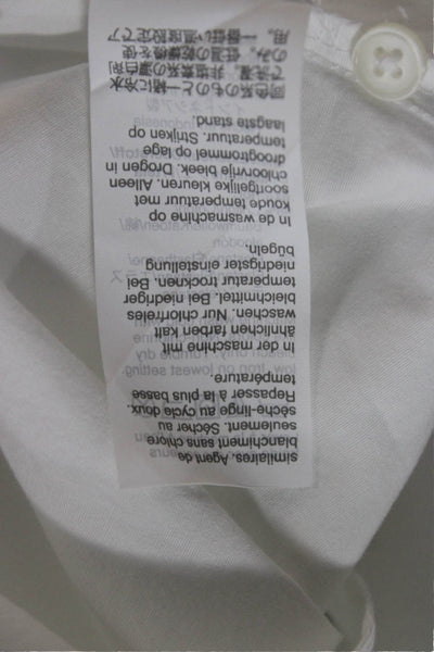 J Crew Womens White Basic Sleeveless Tank Cotton Stretch Size S