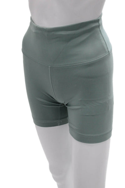 Lululemon Unisex Green Biker Shorts Size 6