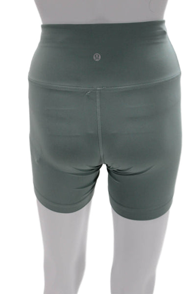 Lululemon Unisex Green Biker Shorts Size 6