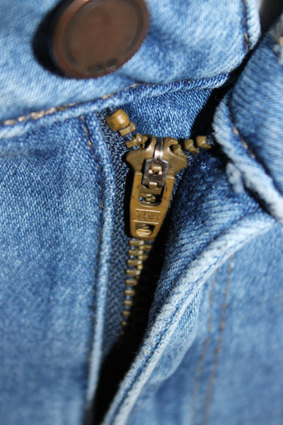 JBD Womens High Rise Ankle Cropped Blue Jeans Size 26