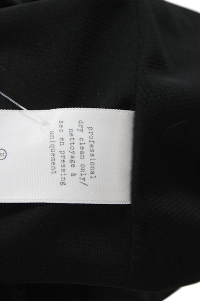 Rag & Bone Women Tank Black Zip Round Neck Sleeveless Classic Size 0