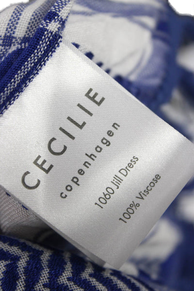 Cecilie Copenhagen Mens Pullover Hoodie Striped Beige Viscose Size XS