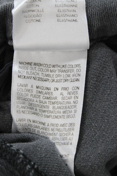 Mother Womens Skinny Ankle Gray Jeans Low Rise Size 26