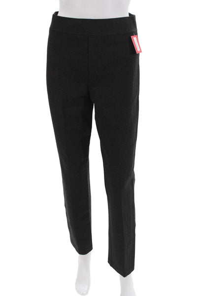 Spanx Womens Ankle Dress Pants Black Petite Size S