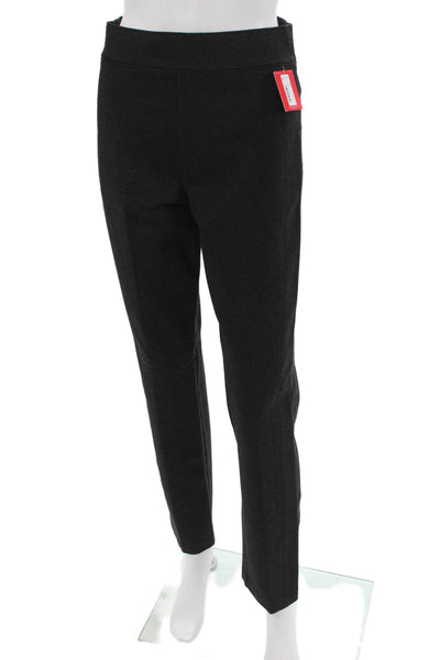 Spanx Womens Ankle Dress Pants Black Petite Size S
