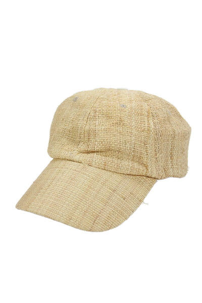 Hatattack Womens Straw Summer Hook & Loop Closure Baseball Cap One Size