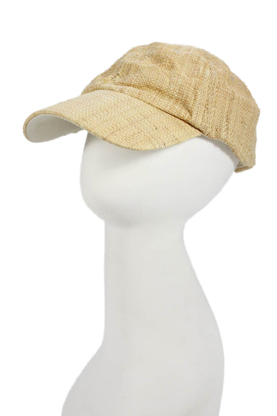 Hatattack Womens Straw Summer Hook & Loop Closure Baseball Cap One Size