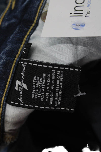 Raga Unisex Bohemian Geometric Dark Blue Viscose Shorts Size M