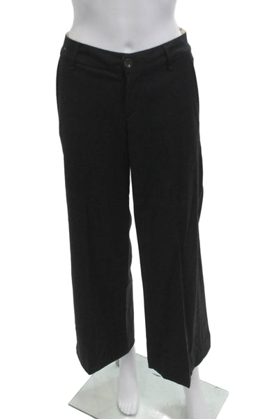 Rag & Bone Womens Dress Pants Black Wool Size 26
