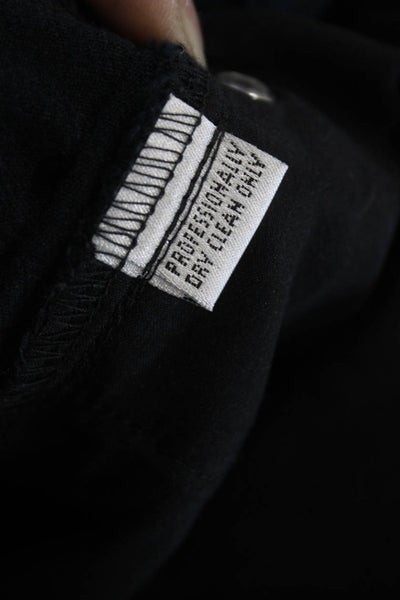 J Crew Women Solid Black 90s Cropped Ankle Pants Size 27