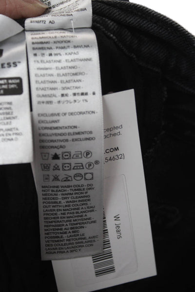 Levis Womens Dark Gray Flared Jeans Mid Rise Size 27