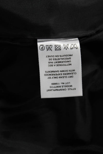 Theory Womens Puffer Quilted Vest Black Size S