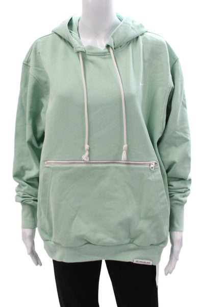 Nike Unisex Green Pullover Hoodie Drawstring Long Sleeve Size L