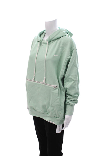Nike Unisex Green Pullover Hoodie Drawstring Long Sleeve Size L