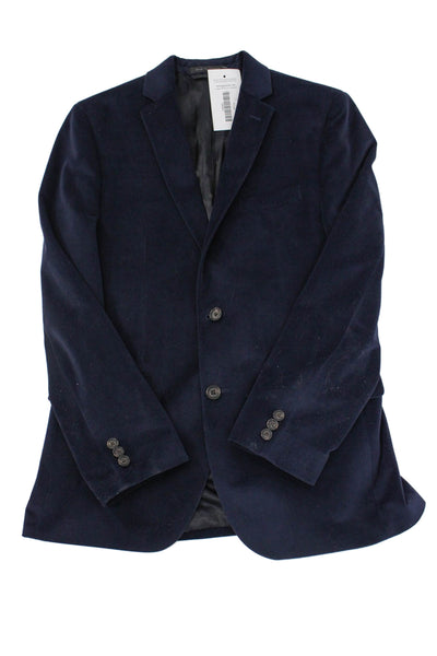Lauren Ralph Lauren Mens Blazer Navy Polyester Button Size 19