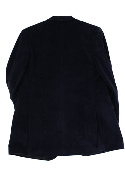 Lauren Ralph Lauren Mens Blazer Navy Polyester Button Size 19