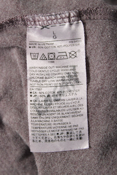 Banana Republic Mens Gray Short Sleeve T-Shirt Size L