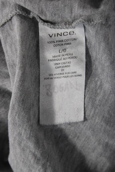 Banana Republic Mens Gray Short Sleeve T-Shirt Size L