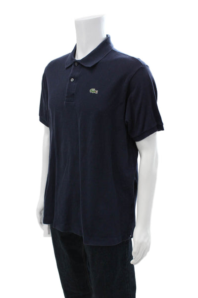 J Crew Mens Basic Short Sleeve Solid Blue 100% Cotton Round Neck T-Shirt Size L