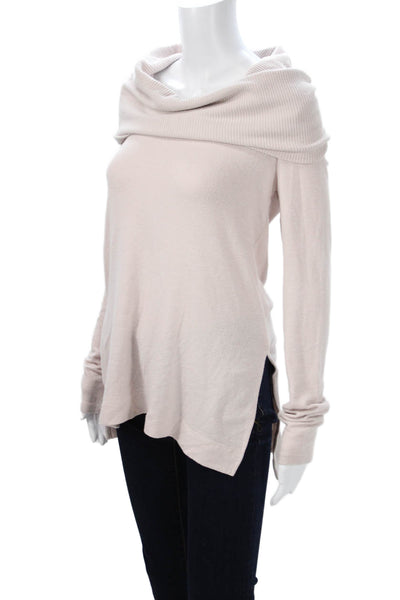 Evereve + Michael Stars Unisex Beige Pullover Sweater Long Sleeve Size S