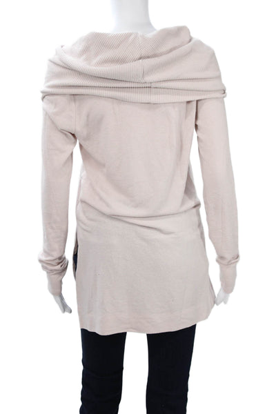 Evereve + Michael Stars Unisex Beige Pullover Sweater Long Sleeve Size S