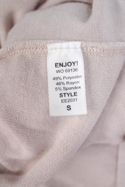 Evereve + Michael Stars Unisex Beige Pullover Sweater Long Sleeve Size S