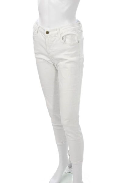 J Brand Womens Ankle Skinny Jeans White Denim Size 27