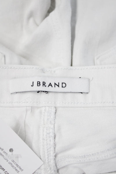 J Brand Womens Ankle Skinny Jeans White Denim Size 27