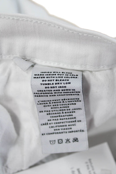 J Brand Womens Ankle Skinny Jeans White Denim Size 27