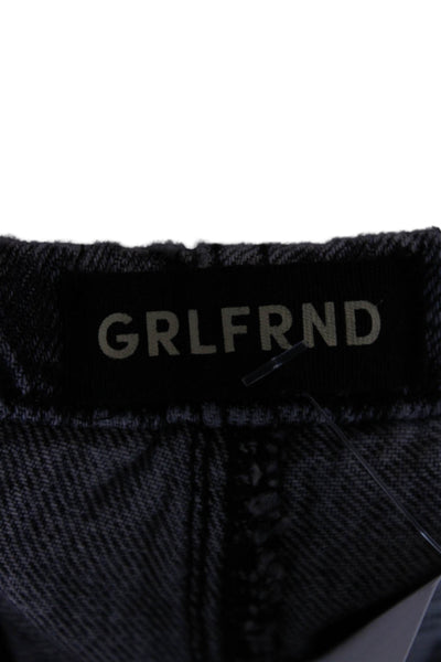 Grlfrnd Unisex Cargo Pants Dark Gray Drawstring High Rise 31in Size S