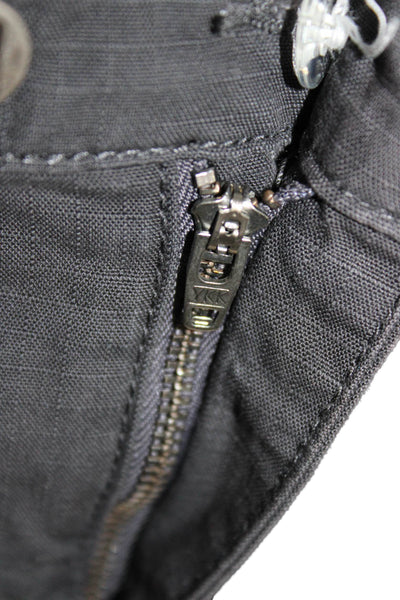 Ksubi Womens Cargo Mini Skirt Dark Gray 100% Cotton Size 24