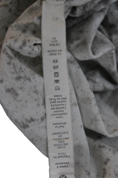 Lululemon Womens Gray Basic Crew Neck Short Sleeve T-Shirt Size 8